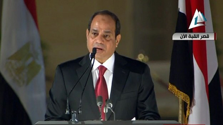 Al Sisi asumió el mando como Presidente de Egipto